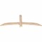 Ekena Millwork Bellingham Smooth Timber Gable Bracket, Douglas Fir, 60"W x 22"H x 1 1/2"D x 3 1/2"F, 9/12 Pitch GBW060X22X0204BEL00SDF - alternate 2